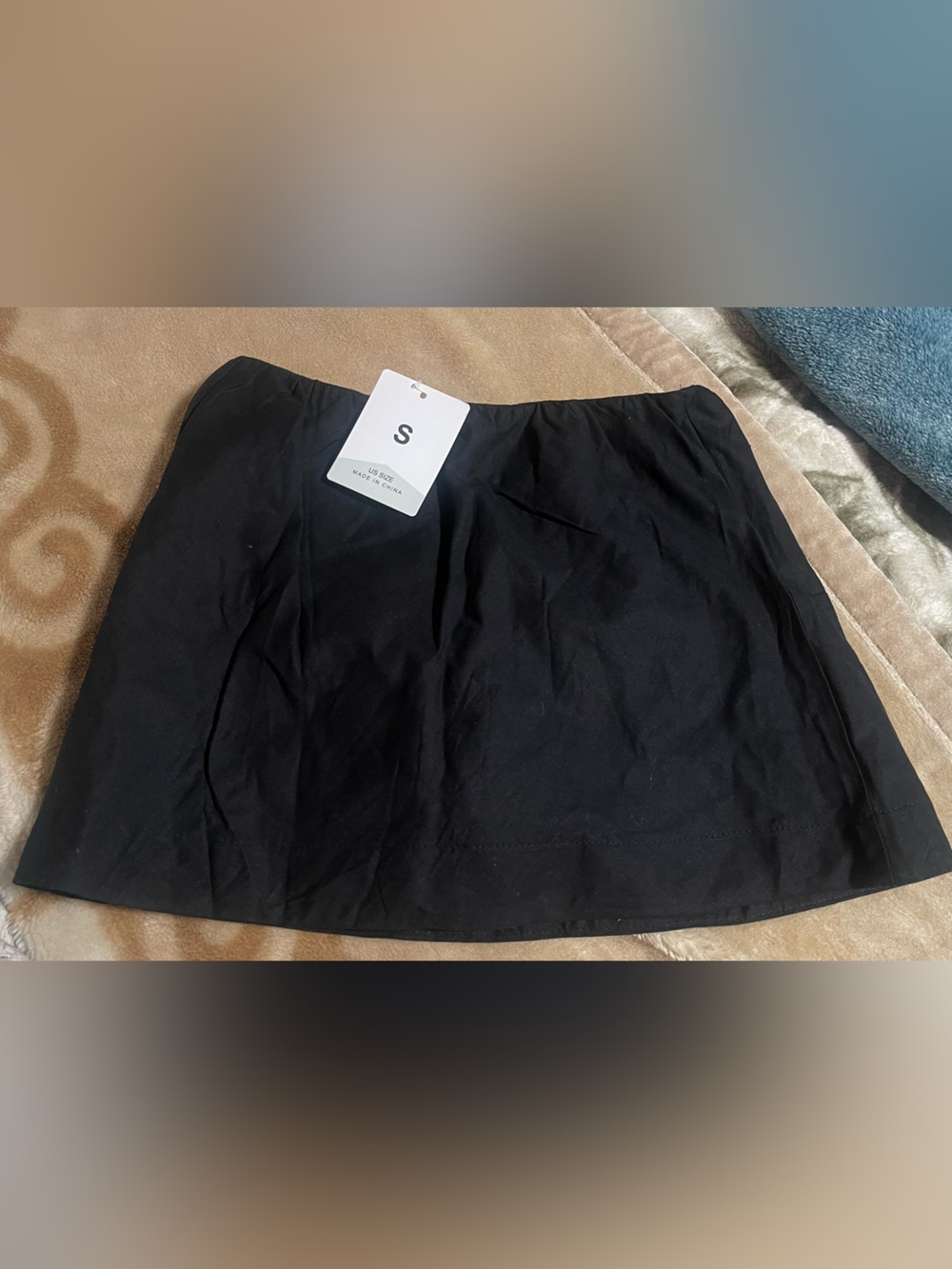 Black Mini Skirt - Classic Solid A-Line